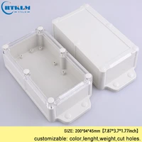 waterproof junction box diy project enclosure abs plastic enclosure wall mounting plastic box for electronic 2009445mm
