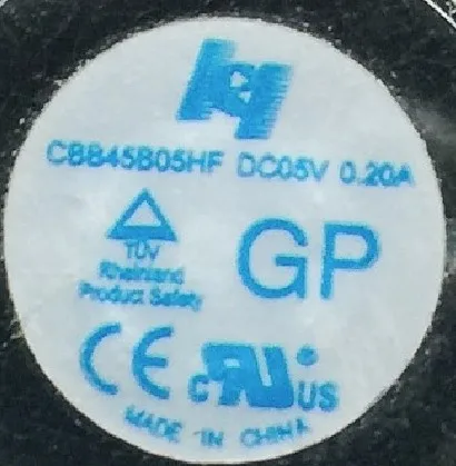 Охлаждающий вентилятор для процессора CBB45B05HF dc05v 0.20a | Компьютеры и офис