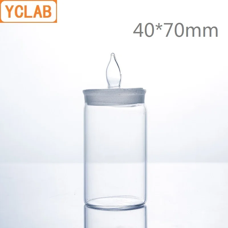 

YCLAB 40*70mm Weighing Bottle High Form Sealed Glass Scale Specific Gravity Bottle Laboratory Chemistry Equipment