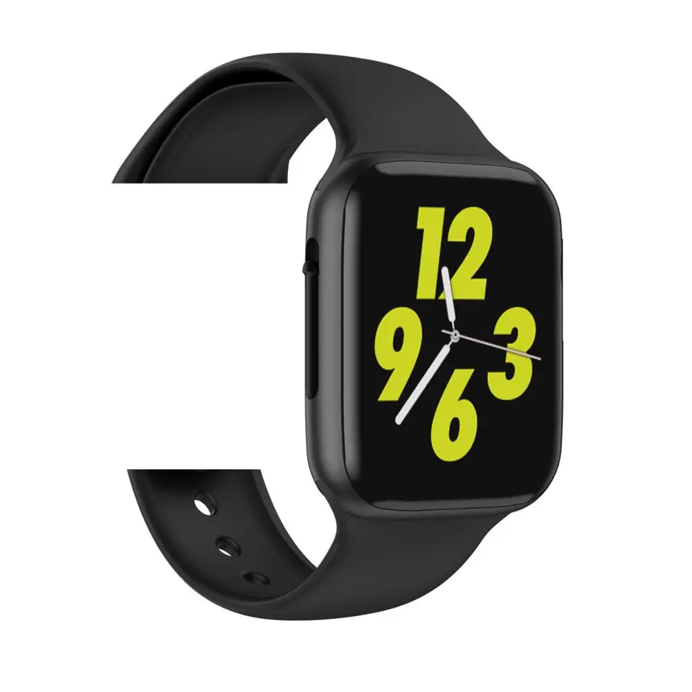 Bluetooth IWO LITE Смарт часы 44 мм Смарт-часы чехол для ios apple iPhone и Android телефон дешевая версия - Цвет: Black Black