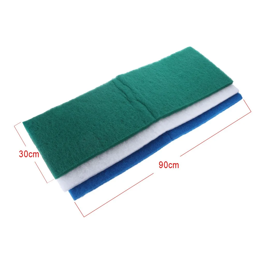90X30X2cm Black Fish Tank Filters &amp Accessories Practical Biochemical Cotton Filter Aquarium Pond Foam Sponge | Дом и сад