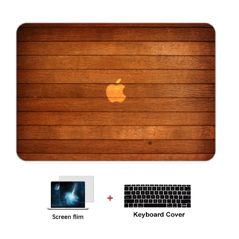 Чехол для планшета с цветной печатью Жесткий 2018 нового Macbook Air Pro Retina Touch Bar 11 12 13 15