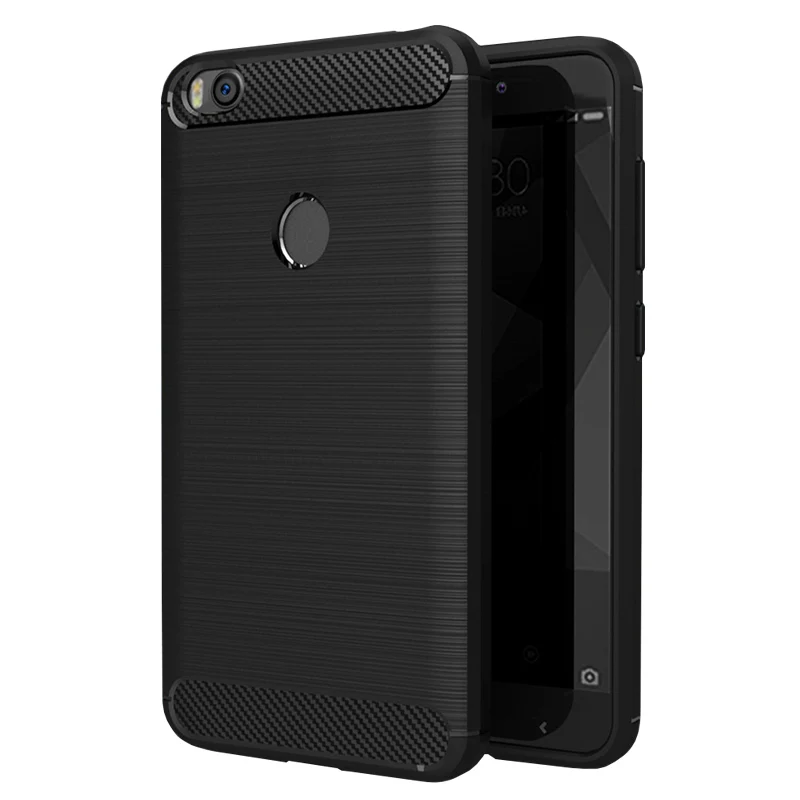 Роскошный тонкий чехол xiaomi mi max 2 из углеродного волокна прочная защитная задняя