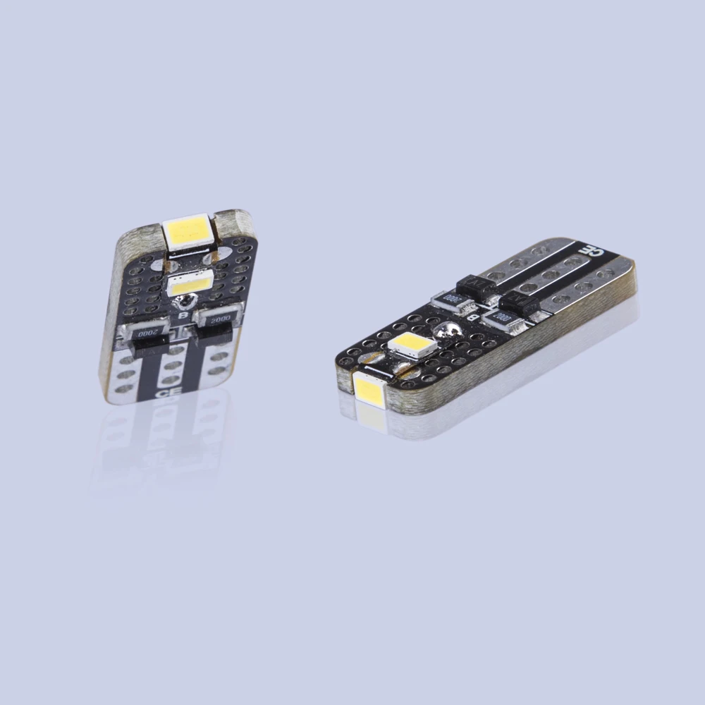 10 шт. автомобисветодиодный светодиодные лампы 12 В T10 W5W SMD 2835 6000K|Сигнальная лампа| |