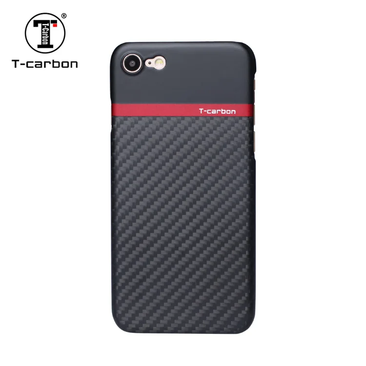 Matte T-carbon Factory Чехол для телефона из углеродного волокна подходит для I7 I8 - Название цвета: Matte