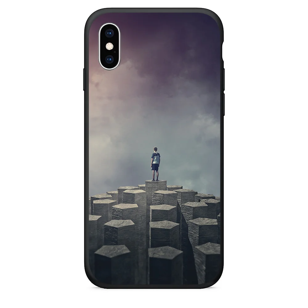 Мягкий цветной чехол из ТПУ для чехла iPhone 5S черный с принтом se 6 7 Чехлы 6s Coque Capas |