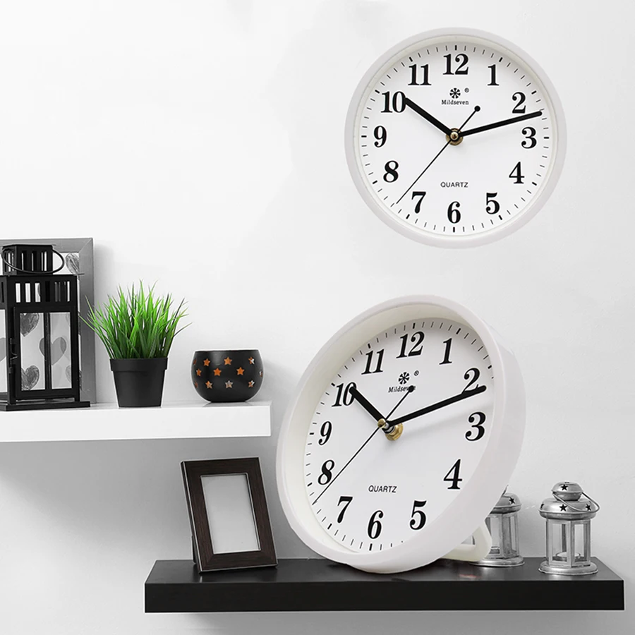 Настенные часы в скандинавском стиле современные дизайнерские бесшумные