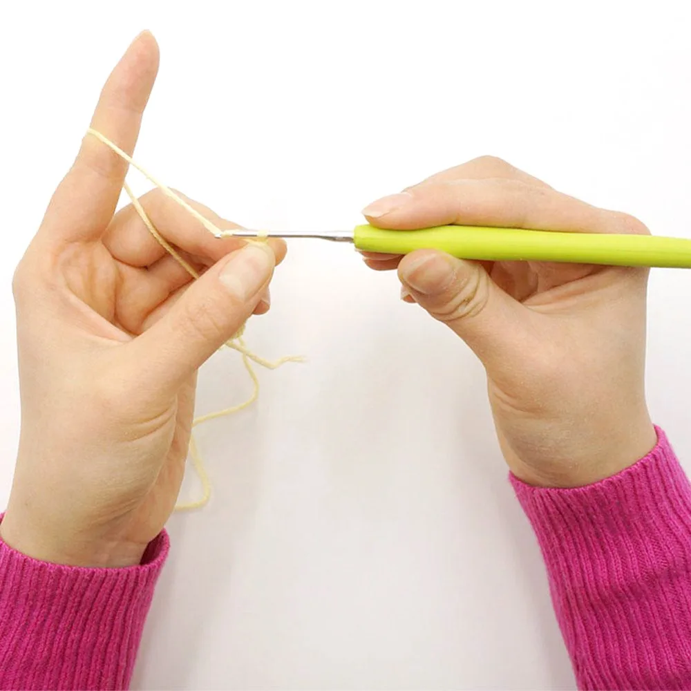 9 шт. алюминиевый набор многоцветных крючков для вязания крючком спицы плетение