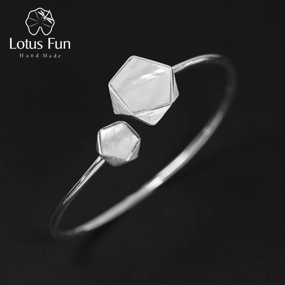 Lotus Fun реальные стерлингового серебра 925 Творческий Северной Европы Стиль