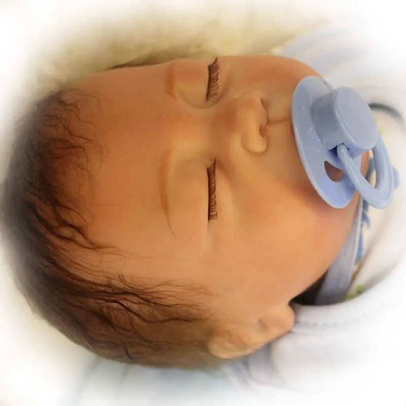 Реальный спит Reborn Baby 18 дюймов силиконовые куклы Soft Touch реалистичные модные