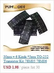 ТРАНЗИСТОР набор сортированных(СОТ-23) 18kinds* 10 шт. = 180 шт. 2N2222 S9013 S9014 S9015 S9018 S8050 S8550 5551 5401 2N3904 2N3906 C1815