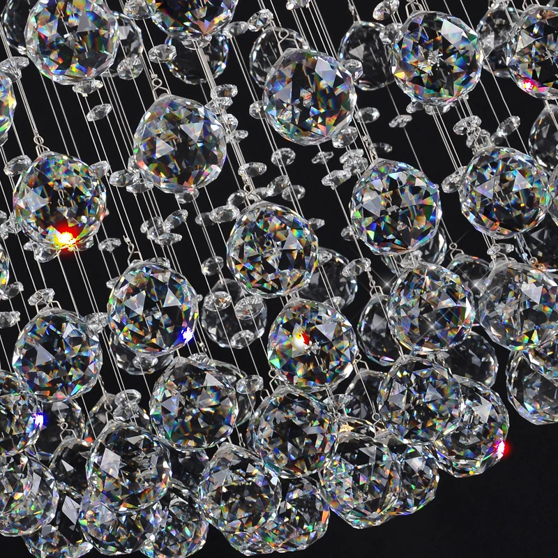 Fiyat Büyük LED Modern K9 Kristal Avizeler Lambalar Villa Penthouse Spiral Paslanmaz Dubleks Rotasyon Avizeler Aydınlatma