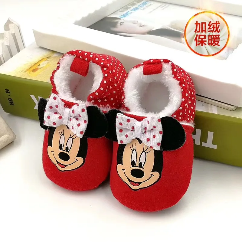 Новые зимние ботинки для мальчиков и девочек бархатные с милым человеком-пауком