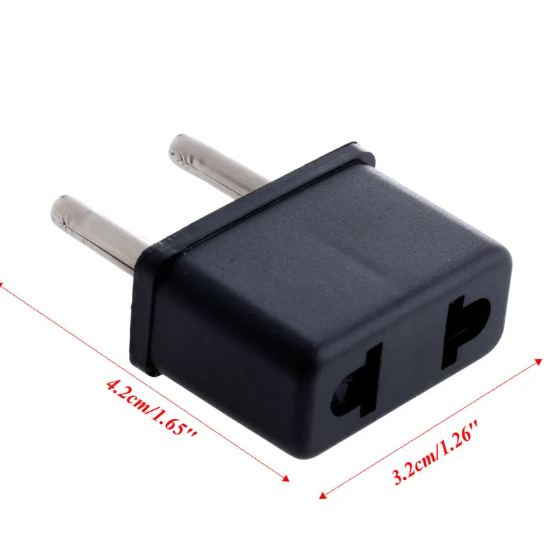 10 PCS USA US to EU Euro Europe AC Power Plug Converter Travel Adapter Charger Drop Shipping Support