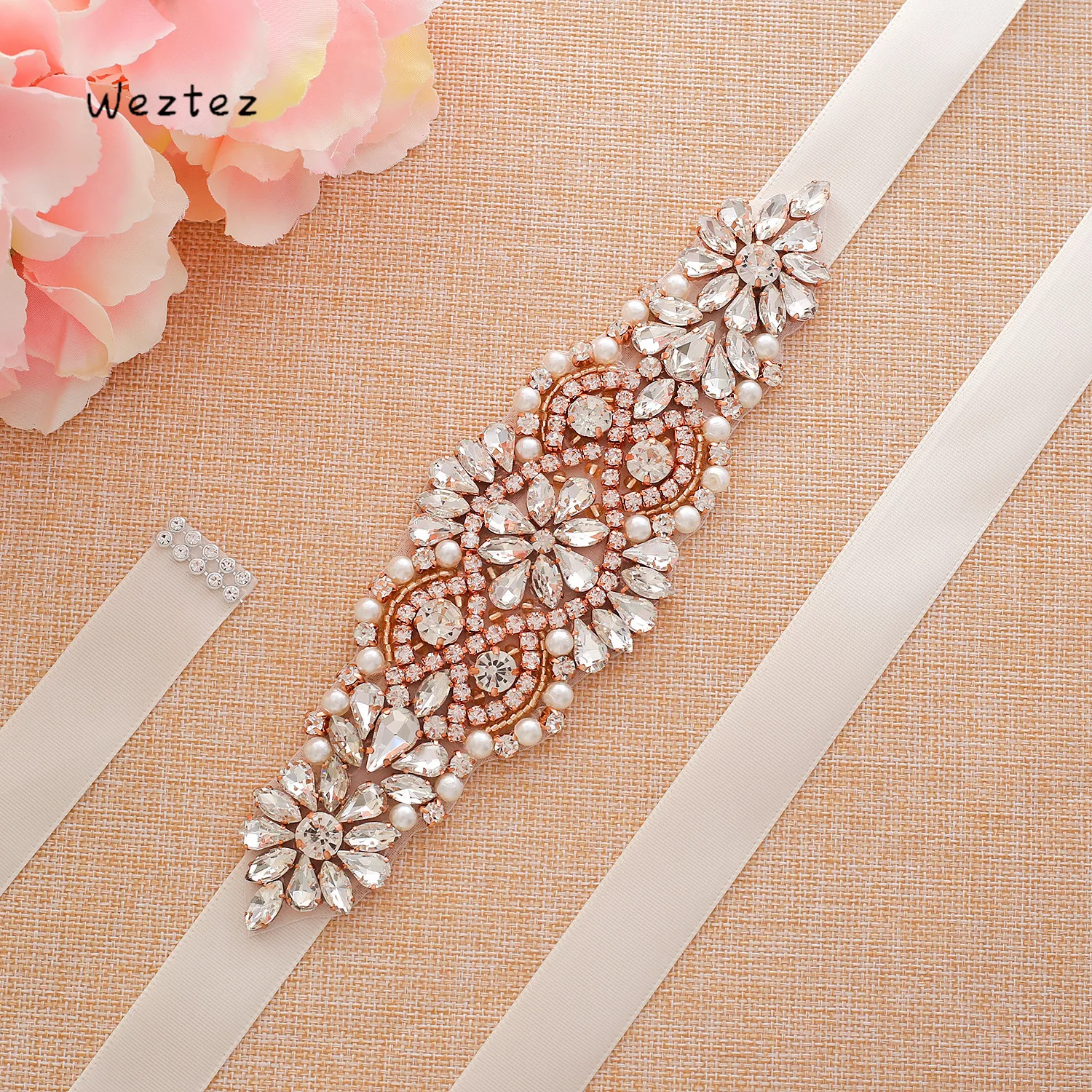 Свадебные ленты со стразами с отделкой бисером вечернее платье для выпускного