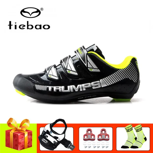 pedals for 1688 B Tiebao sapatilha ciclismo, обувь для велоспорта,, мужская и женская велосипедная обувь, самозакрывающиеся дышащие кроссовки для велоспорта суперзвезды - Цвет: pedals for 1688 B