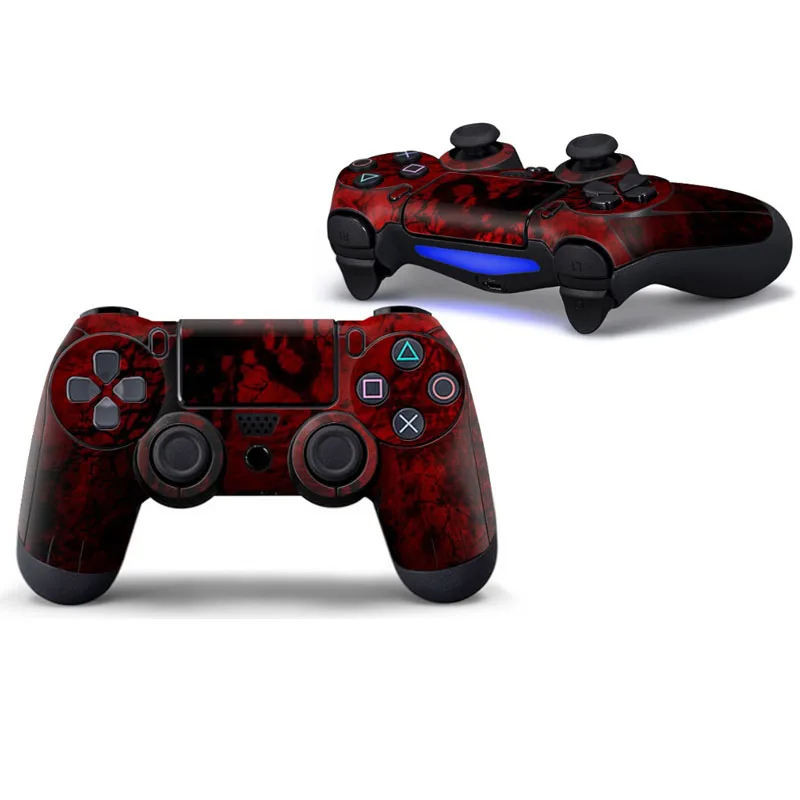 Красная кровяная Защитная крышка наклейка для PS4 контроллер кожи Playstation 4