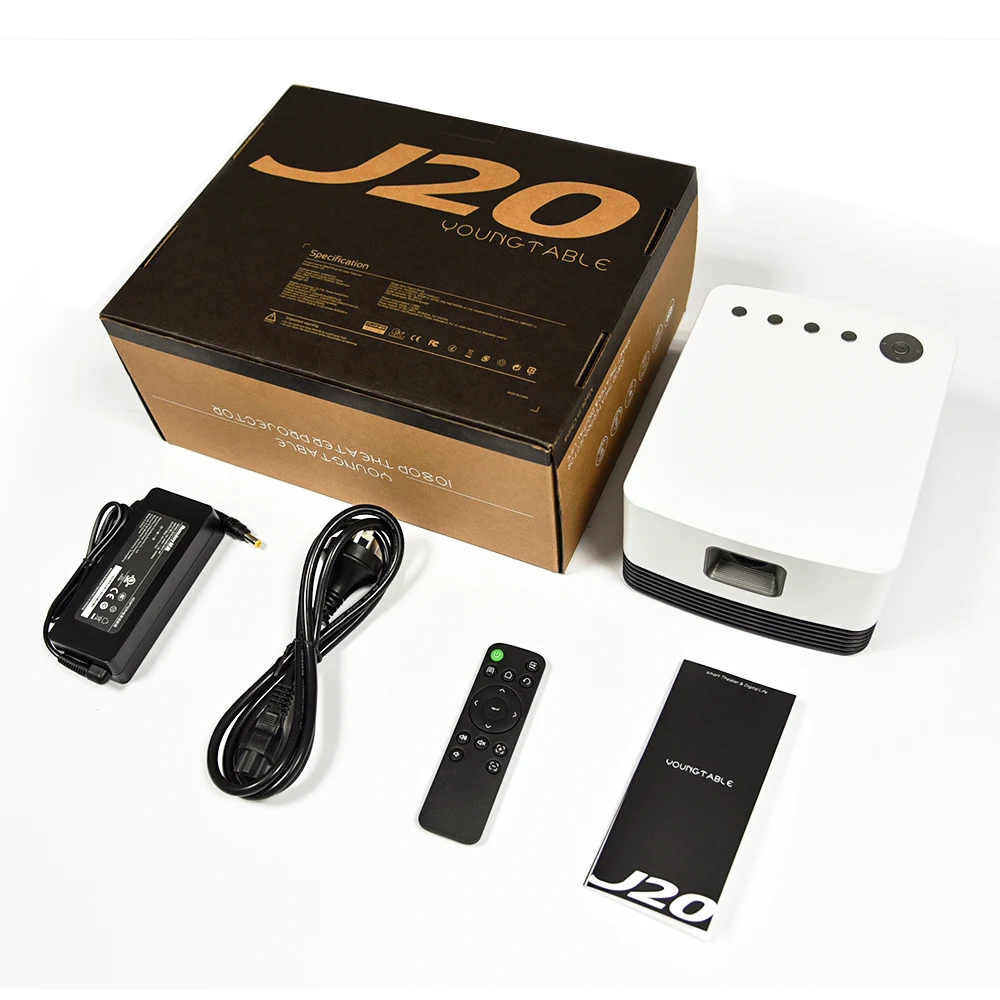 Everycom J20 dlp проектор Full HD 1080p 700 ANSI люмен Android 4K x 2K портативная видеоигра образование бизнес домашний кинотеатр