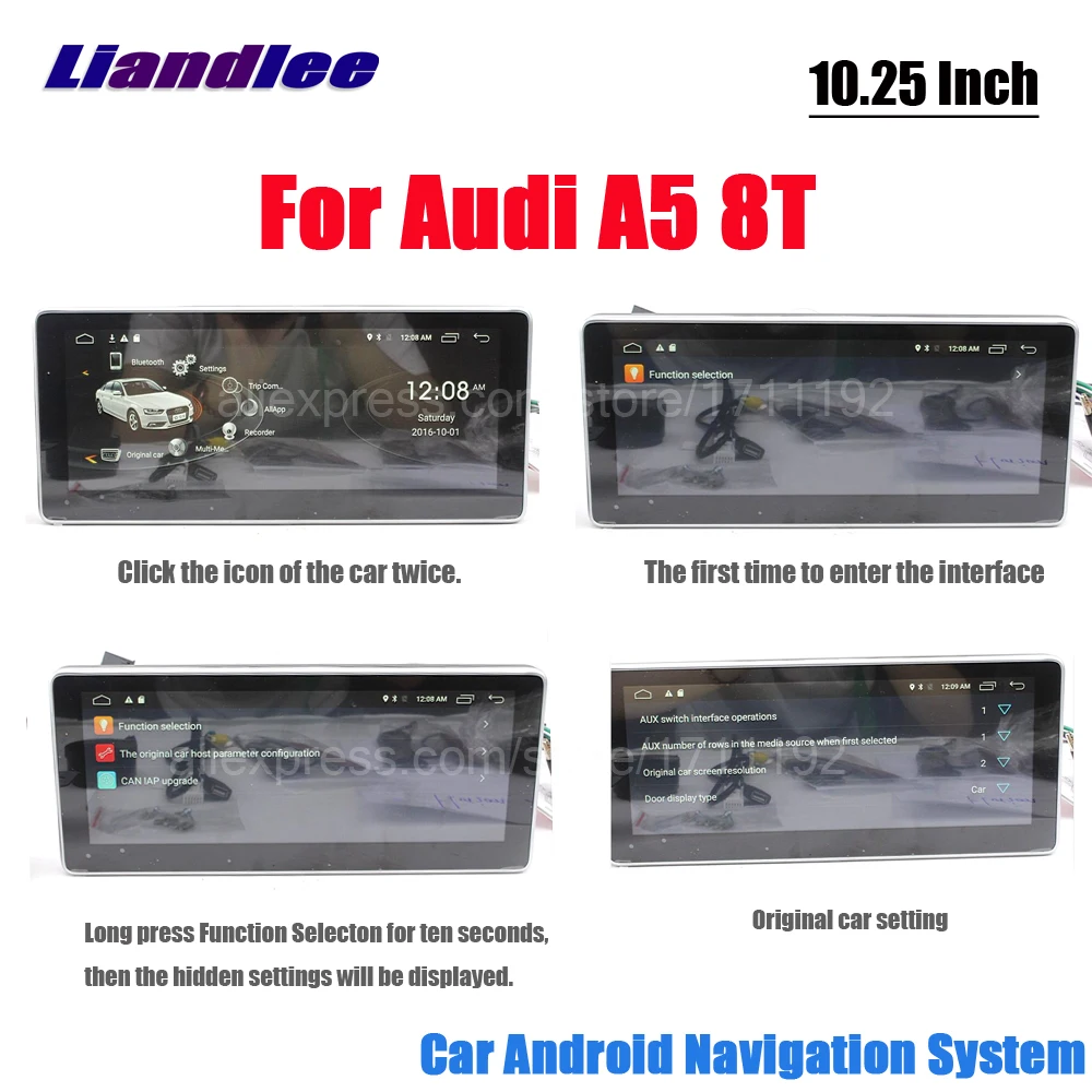 Liandlee Android для Audi A5 8 T 2007~ автомобильный стиль Carplay Зеркало Ссылка плеер камера экран карта gps-навигатор