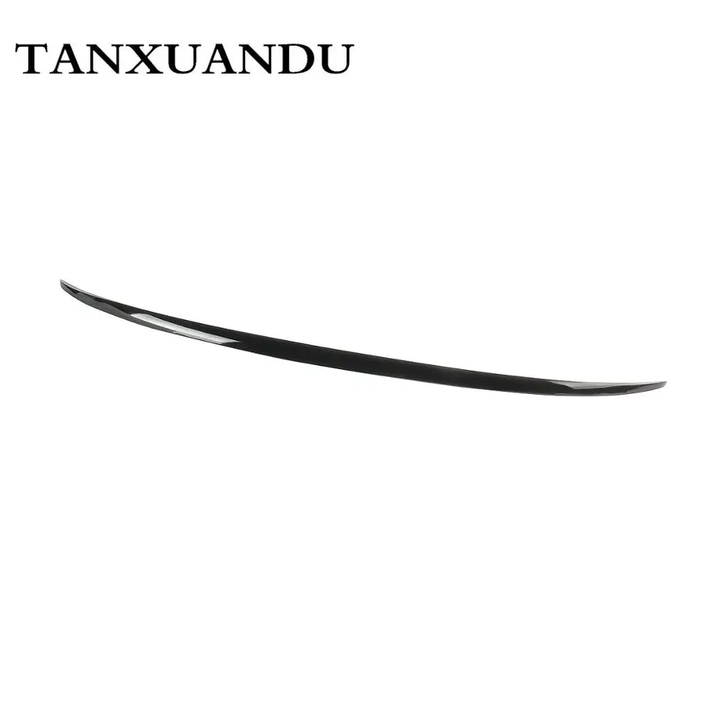 M спортивный стиль окрашенный глянцевый черный ABS задний багажник спойлер крыло