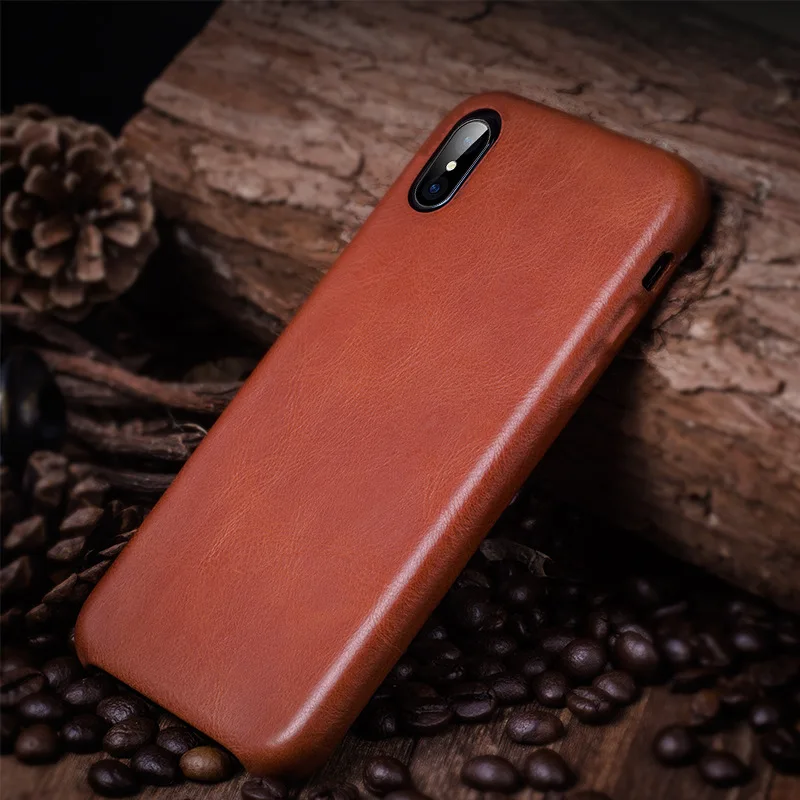 Telefone para o Iphone Polegada de Volta Capa para o Iphone Além de 5.5 Case de Negócios de 4.7 Sumgo Genuine Leather Case 8 7 6 s Polegadas x