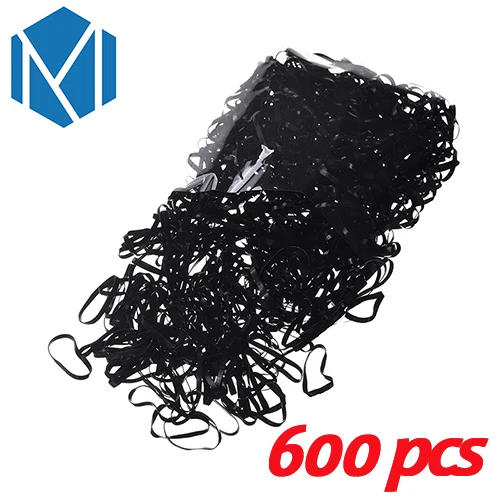 600pcs A 2000/600 шт./пакет ребенок резинки для волос ТПУ Одноразовые эластичные ленты для волос для девочек хвост держатель резинки для волос аксессуары - Цвет: 600pcs A
