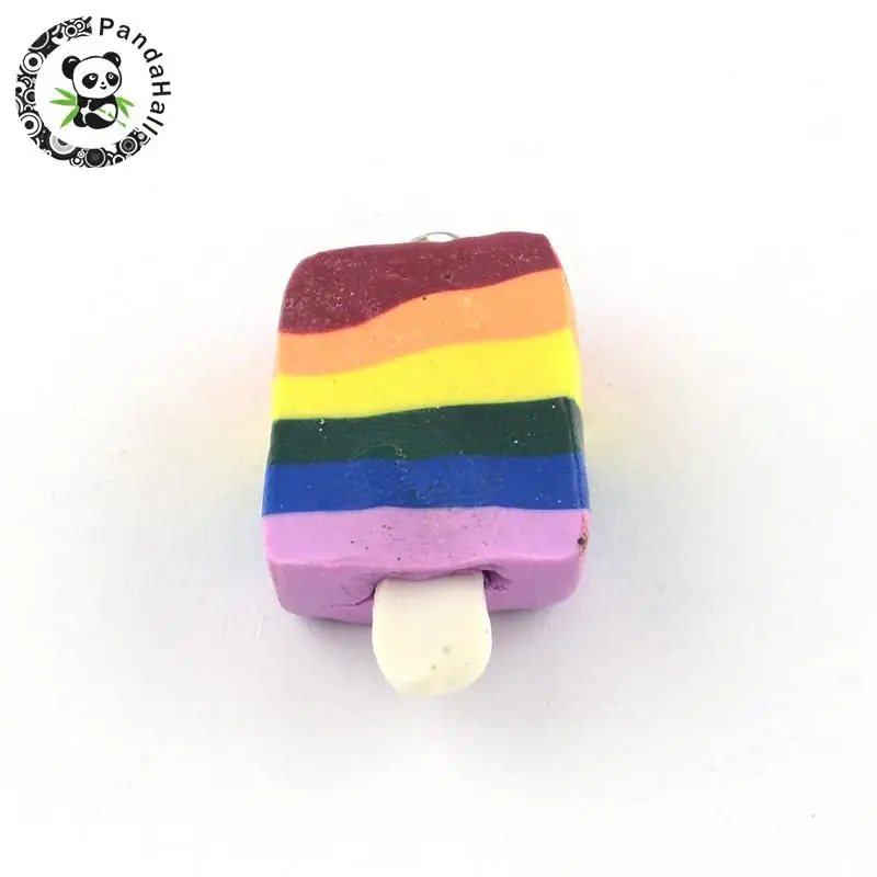 Подвески из полимерной глины ручной работы ювелирные изделия разные цвета 17 ~ 29x13