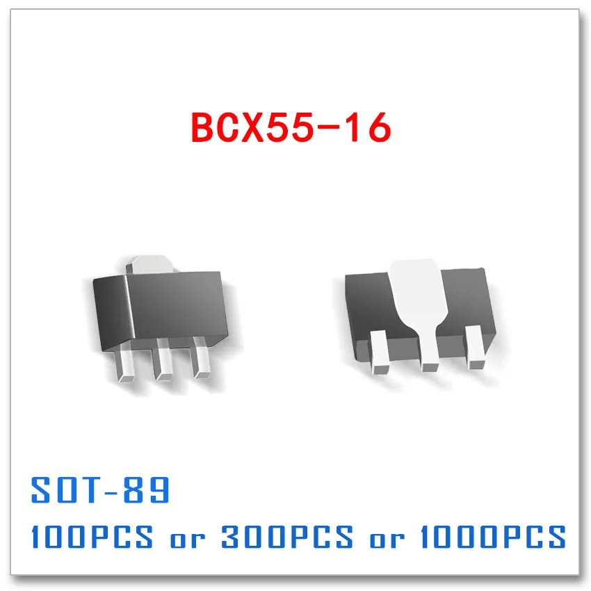 

BCX55-16 standard NPN 60V 1A BCX55 100PCS 300PCS 1000PCS SOT89 SOT-89 High Quality