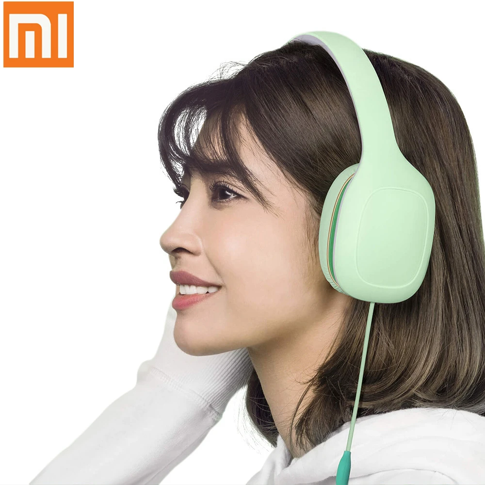 Однотонные оригинальные наушники Xiaomi встроенный микрофон вкладыши эластичный