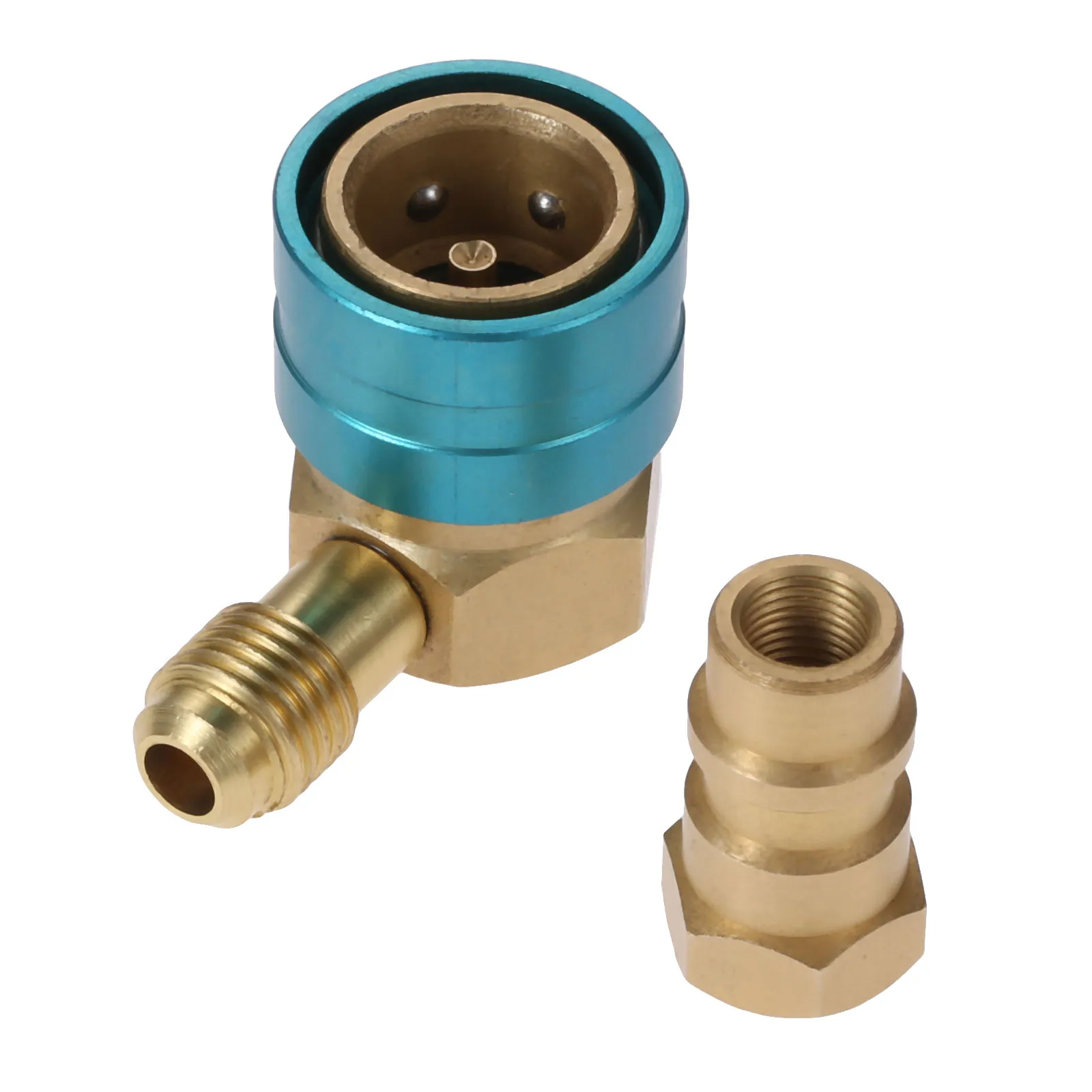 Yetaha низкая сторона R1234yf быстрая муфта 14 мм Женский x 1/4 ''SAE мужской R12 к R134a