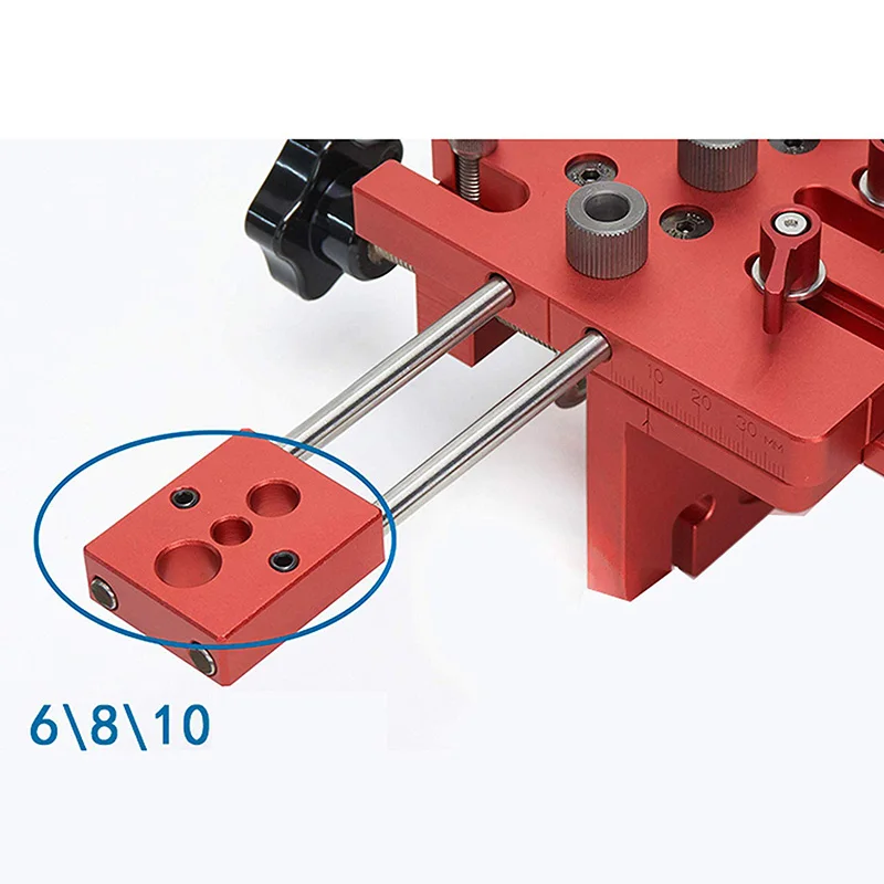 

3 in 1 Woodworking Drilling Locater Positioner Aluminium Alloy Durable Tools CLH@8