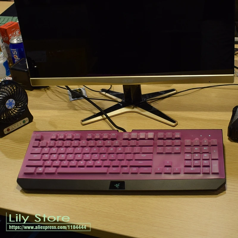 Для Razer Blackwidow Ultimate Stealth 2016 механический водонепроницаемый и пылезащитный