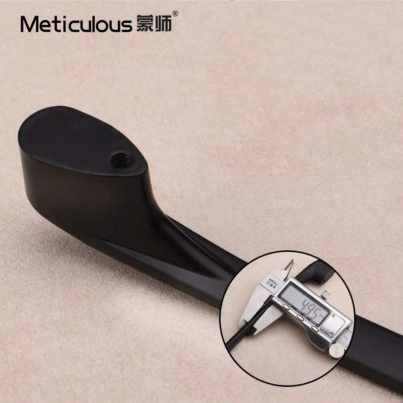 Meticulous Black Furniture Handle Zinc Alloy Cabinet Wardrobe Cupboard Sideboard Kitchen Door Pull Knob | Обустройство дома