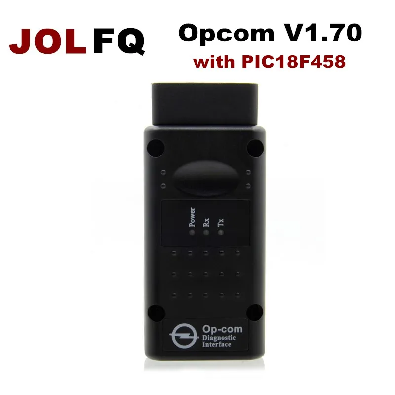 JOLFQ OBD2 OBD OPCOM V1.70 с PIC18F458 OP COM для Opel автомобиля диагностический инструмент V1.7 1 70