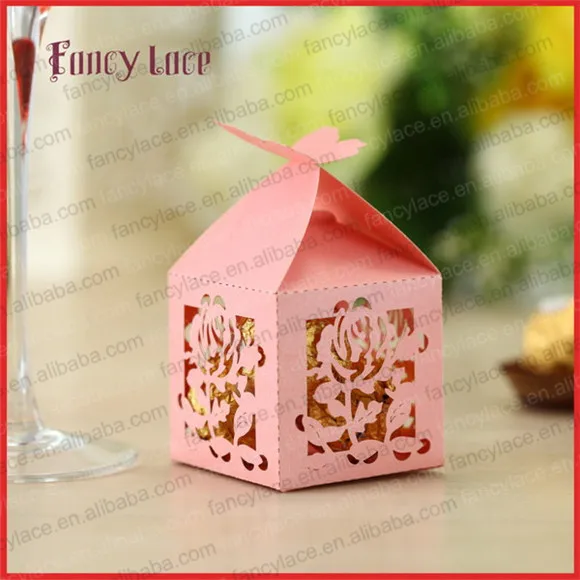 50 шт. горячая Распродажа лазерная резка розы индивидуальная упаковка для