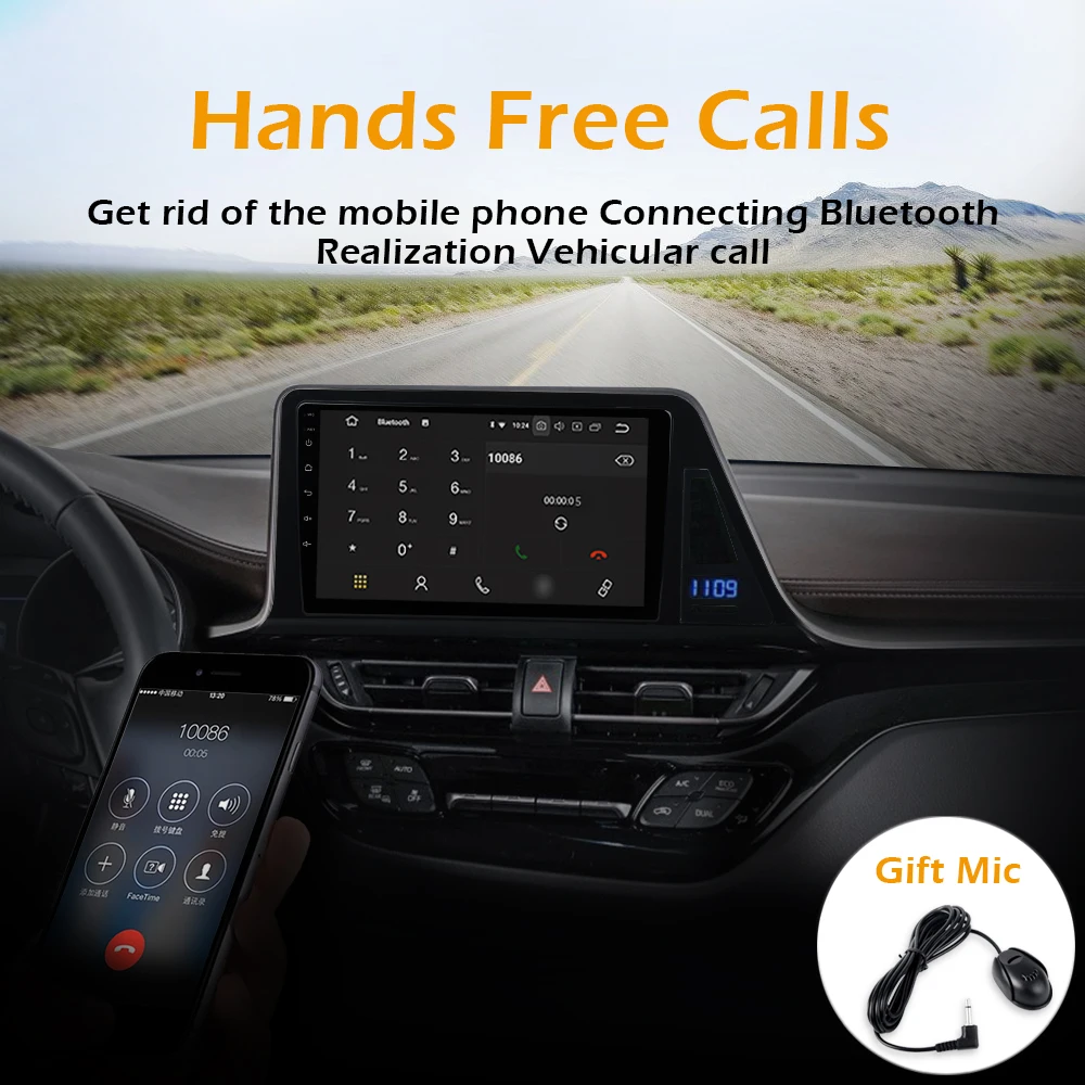 9 &quotIPS сенсорный экран Bluetooth GPS навигатор 1 Din Android 0 автомобильный радиоплеер для