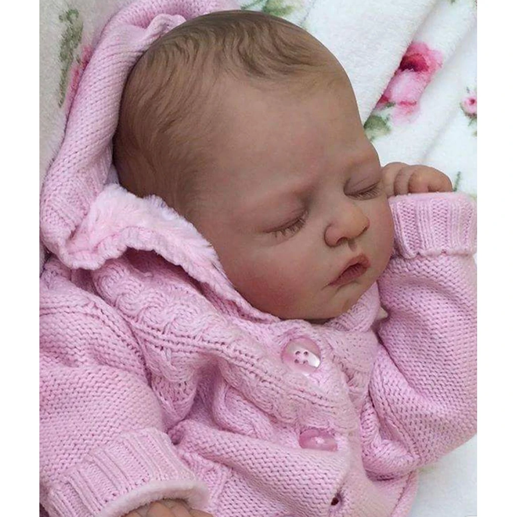 100% безопасная мягкая силиконовая кукла 19 дюймов Reborn Kits неокрашенные
