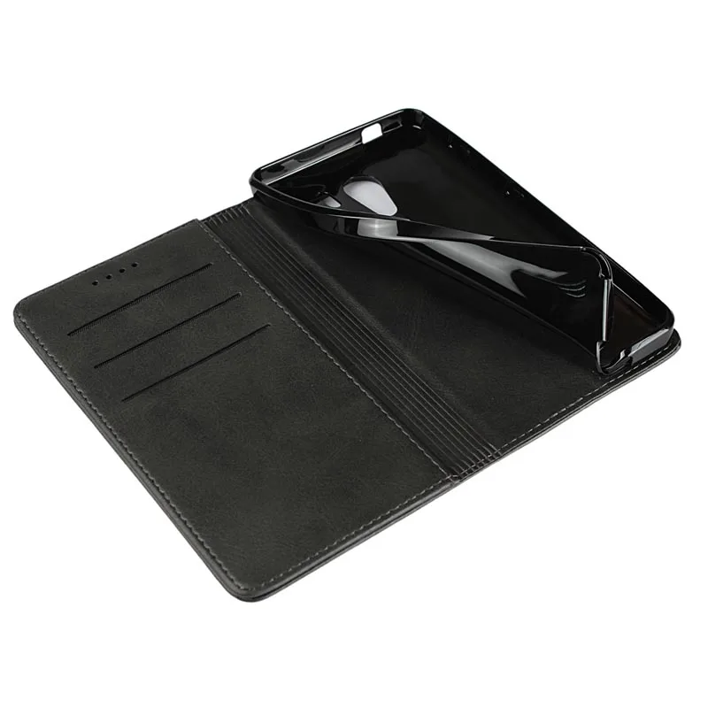 For Sharp Andriod One S2 PU Leather Magnetic Case Calf Grain Wallet cases with Card Slots Anti-Knock Cover Shell coque fundas | Мобильные