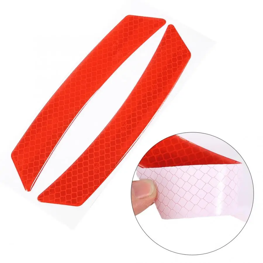 2 шт. Универсальный Автомобильный отражатель Светоотражающая наклейка колесо