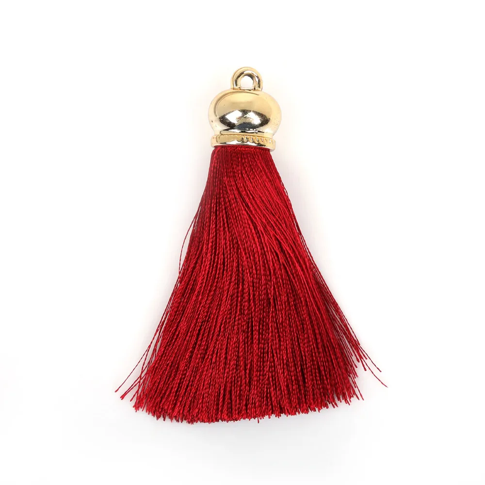 2 шт. искусственный шелк атлас подвески для сережек ожерелий кисточек|Ювелирная