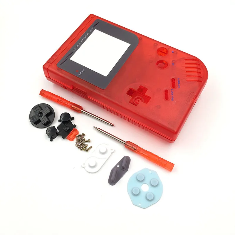 Светящийся корпус полный корпус Оболочка Чехол для nintendo Gameboy классический для GB DMG GBO оболочка