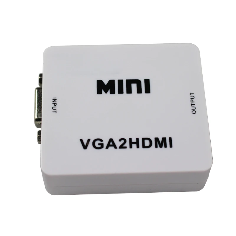 1 шт. преобразователь из VGA в HDMI с аудио 1080P для проектора ПК ноутбука к HDTV USB