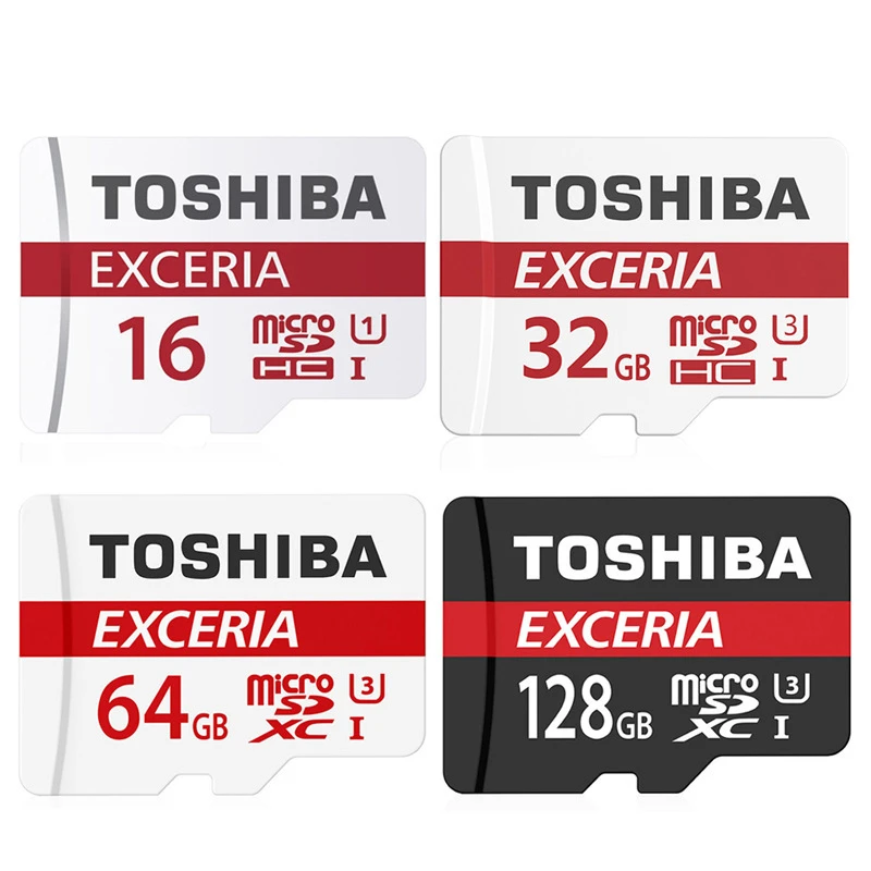 TOSHIBA карты памяти 16 Гб 32 ГБ 64 и 128 Micro SD Card 32G SDHC/SDXC Class10 U3 UHS-I TF 90 МБ/с. для смартфонов |