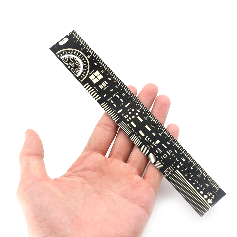 20 см многофункциональная Инженерная линейка PCB требуемый транспортир посылка