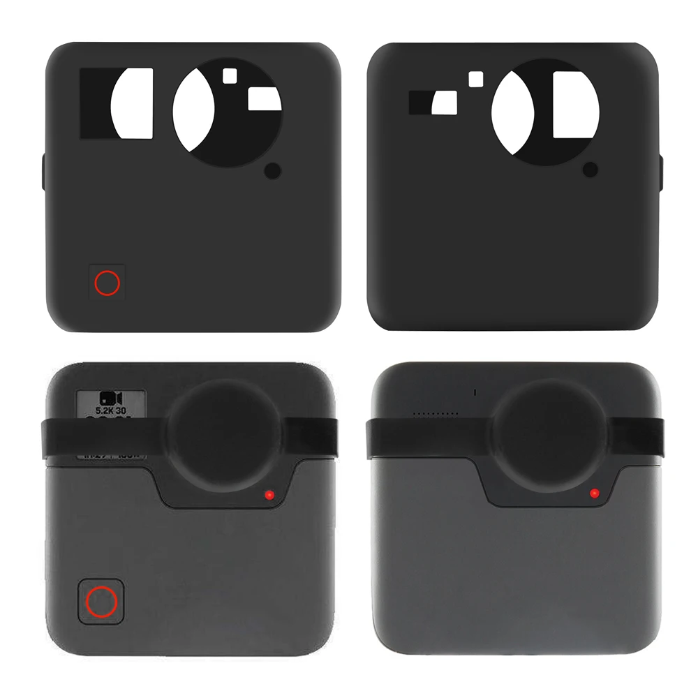 

Soft Silicone Protective Cover Case for GoPro Fusion Action Camera Housing Shockproof Case for Go Pro Sports Camera Accessories