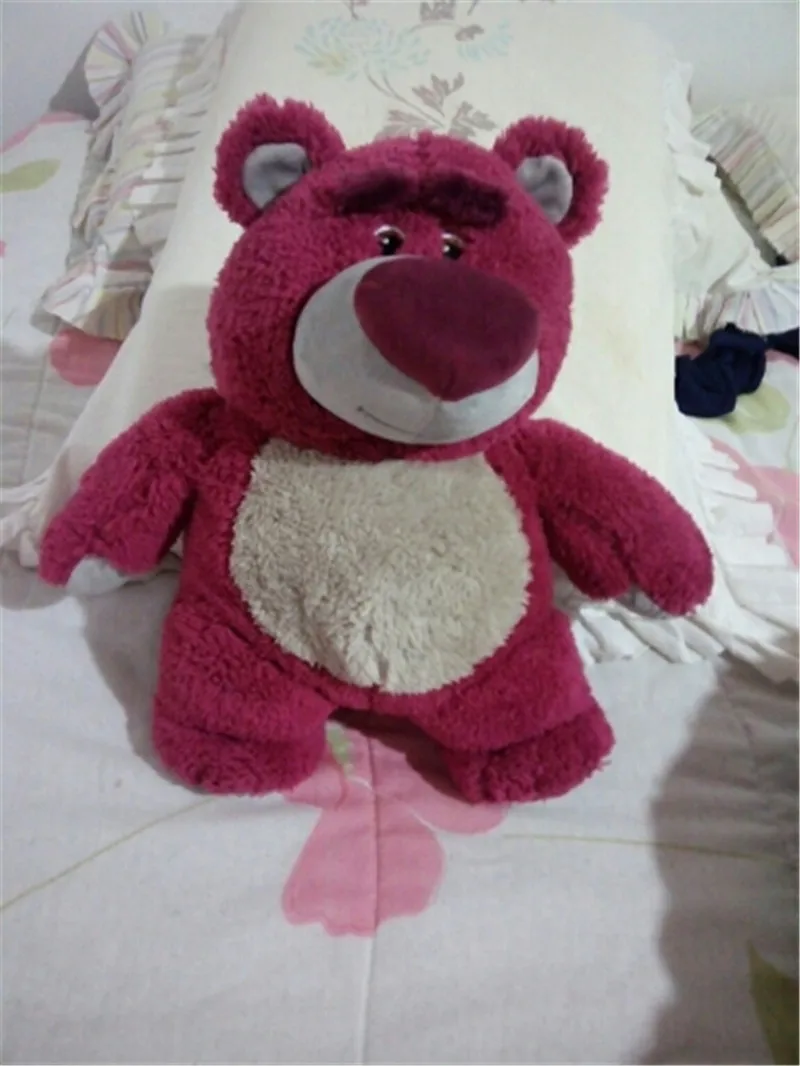25/35 см «История игрушек», «Lotso плюшевые мягкая игрушка клубничный Медведь Плюшевые мишки мягкие игрушки для детей с клубничным запахом Для детей подарок