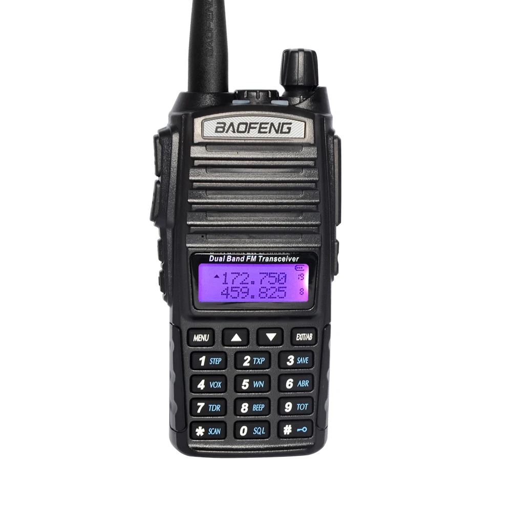 10 шт./лот Baofeng UV-82 Двухканальные рации УКВ Портативный 5 Вт 2800 мАч удобно
