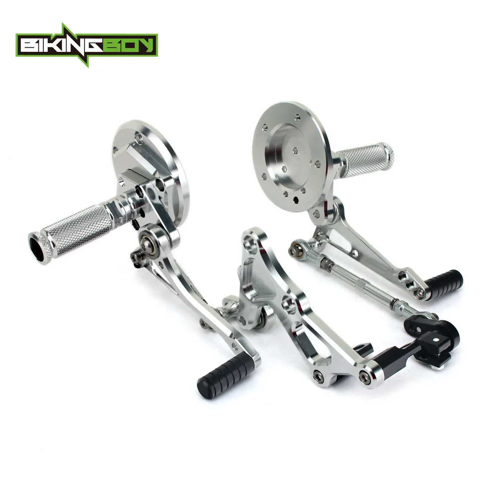 BIKINGBOY для Yamaha VMX 1700 V-MAX 09, 10, 11, 12, 13, 14, 15, 16, 17, 18, 19, подножки Сзади наборы для ухода за кожей задние Регулируемый гоночный двигатель
