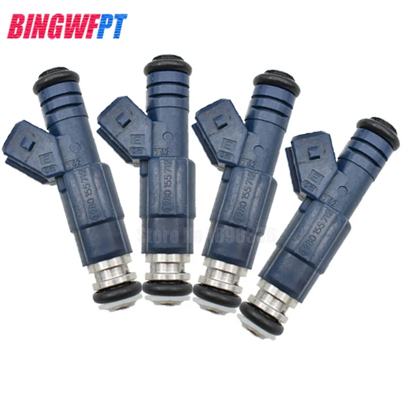 

4PCS Fuel Injectors 0280155712 for Cadillac HOLDEN OPEL SAAB For VAUXHALL VOLVO