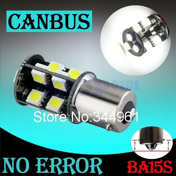 1156 BA15S 19 SMD CANBUS OBC безошибочная автомобильная светодиодная лампа p21w R5W